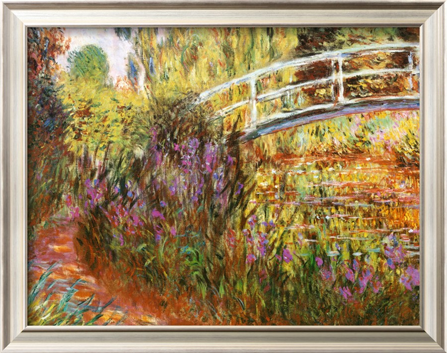 The Japanese Bridge-Claude Monet Painting